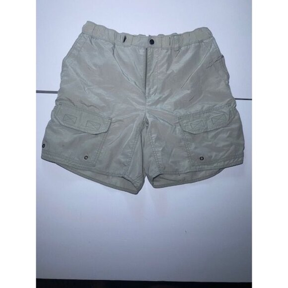 REI Pants - REI Women's Cargo Hiking Shorts M - Gray/Tan